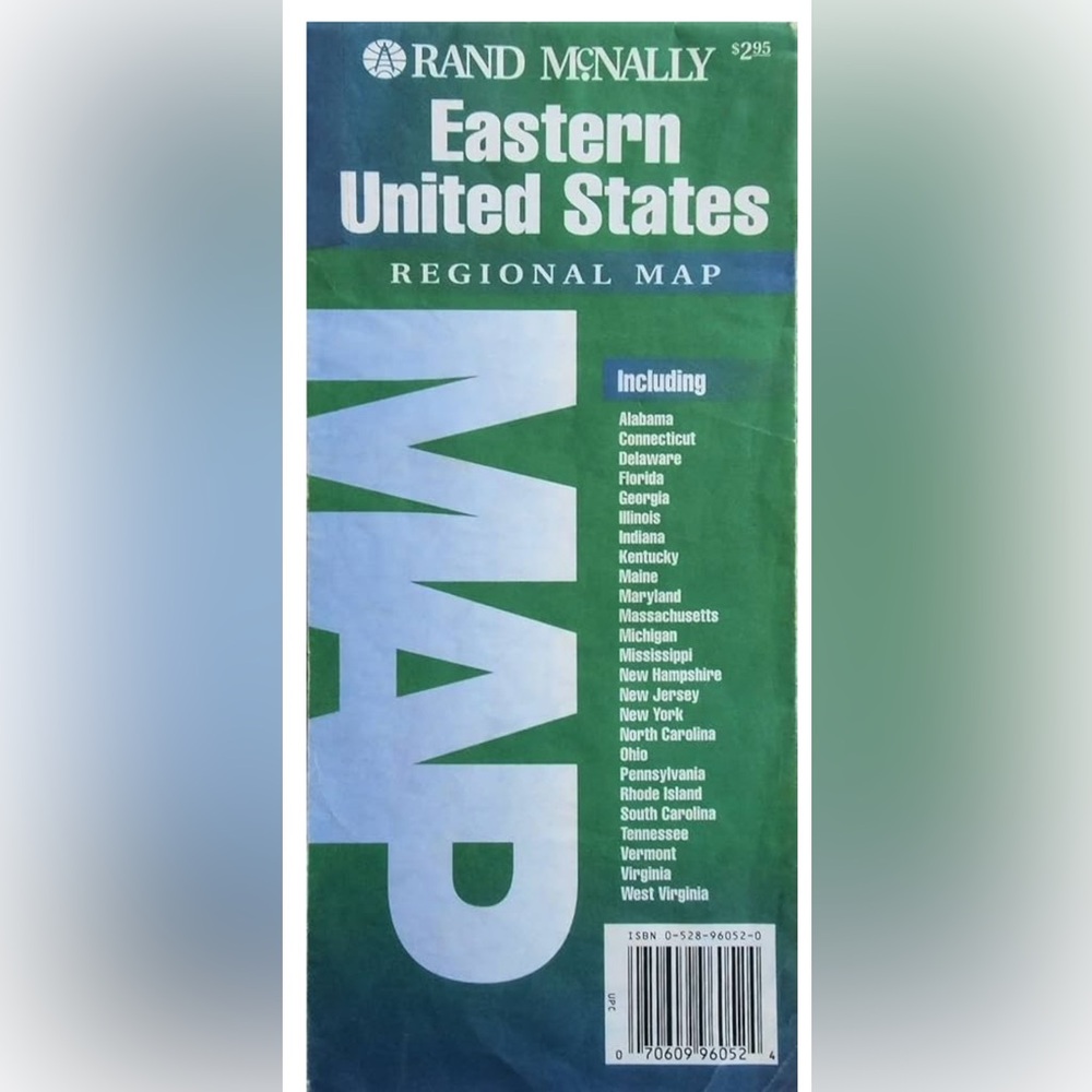 Rand McNally Eastern United States Regional Map